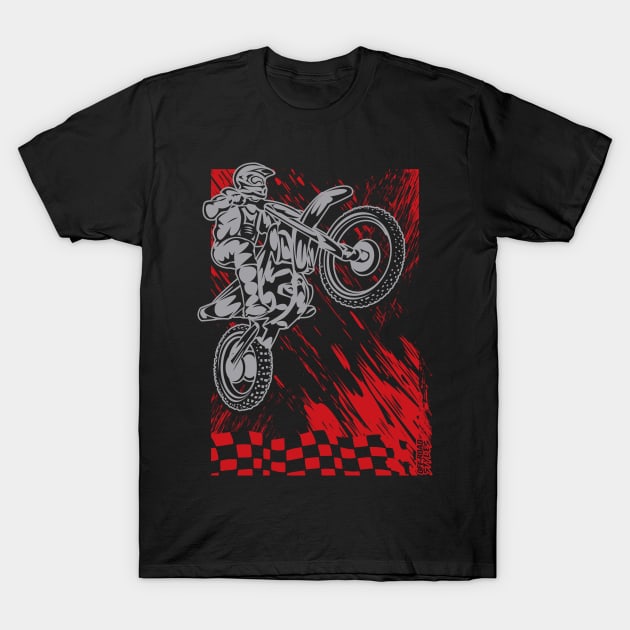 Dirtbike Mudding T-Shirt by OffRoadStyles